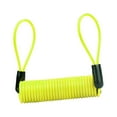 thumbnail image 3 of Baoblaze Disc Lock Security Reminder Cable Disc Reminder Cable for Motorbike Bike ATV Yellow, 3 of 8