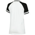 thumbnail image 3 of Women's New Era White Chicago White Sox Jersey Double Binding Raglan V-Neck T-Shirt, 3 of 3