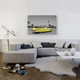 thumbnail image 3 of ARTCANVAS Yellow Vintage American Car Canvas Art Print - Size: 40" x 26" (0.75" Deep), 3 of 9
