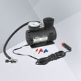 thumbnail image 3 of DC 12V 100W Air Compressor Pump Portable Electric Tire Inflator with Pressure Gauge (Black), 3 of 6