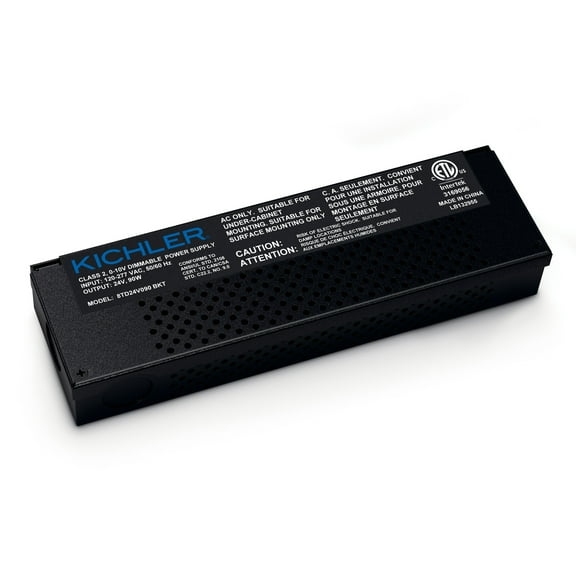 LED 1" LED Power Supply in Textured Black