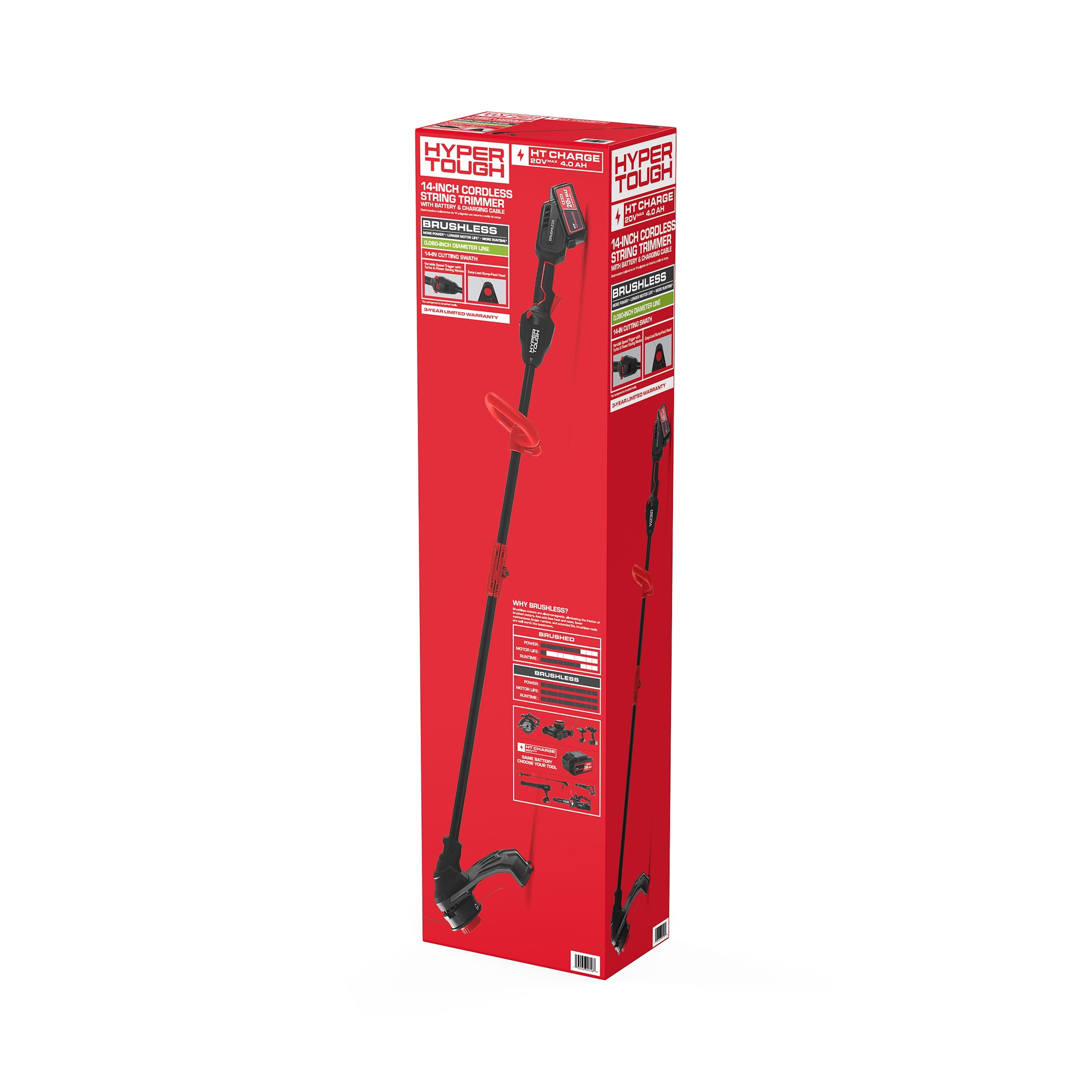 Hyper Tough 20V 14-inch String Trimmer, HY5601050516005