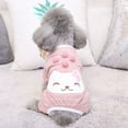 thumbnail image 1 of Comfortable Puppy Nightshirt Soft Tracksuit Rompers Jumpsuit Dog Clothes Sleepwear Pajamas RED XXL, 1 of 8