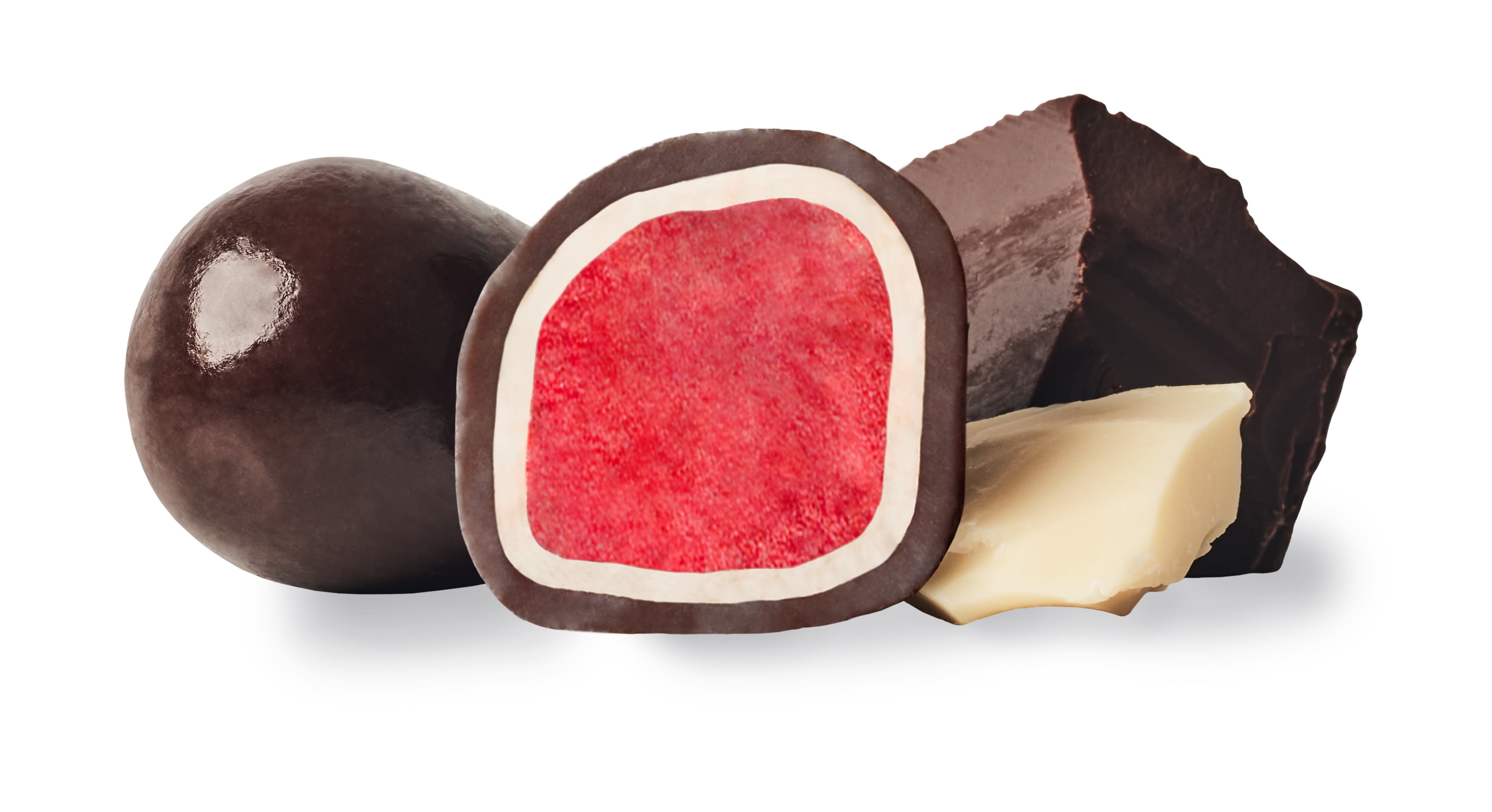 (2 pack) Tru Fru Grab & Go Hyper-Dried Real Strawberries in Dark Chocolate (2.1 oz)