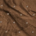 thumbnail image 5 of BNM Polka Dot Plush Soft Fleece Blanket, Throw, Sepia, 5 of 9