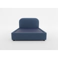 thumbnail image 2 of LASE Muebles Cama Queen Size Marsella Base+Cabecera Velvet Canalé Rosa, 2 of 4