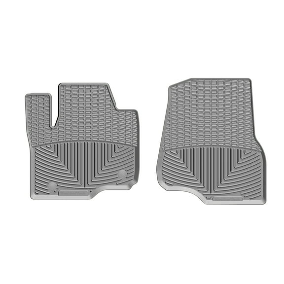 WeatherTech All-Weather Floor Mats compatible with 2023-2025 Ford Super Duty - 1st Row (Driver & Passenger), Grey