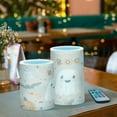 thumbnail image 3 of Yayeee Flameless Candles with Remote Flickering Battery Operated Multi Color Changing, Halloween Ghosts, 3 of 7