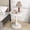 White, variant on Pinmoco Round Side Table, Metal End Table, Anti-Rust and Waterproof Small Coffee Table for Living Room Bedroom Balcony, Black