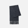 thumbnail image 4 of Luxury 100% Wool Scarf, Extra Thick & Plush Winter Wrap with Fringe (Solid & Plaid),200*30cm,25, 4 of 36
