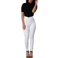 thumbnail image 4 of Bmnmsl New Ladies Women High Wsisted Skinny Jeans Pants Size, 4 of 5