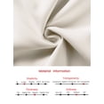 thumbnail image 5 of DARING DIVA Wrap A-Line Pleated Midi Long Sleev Dress S Beige, 5 of 6