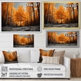 thumbnail image 4 of Designart "Yellow Forest Giants I" Forest Canvas Art Print, 4 of 5