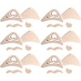 thumbnail image 1 of 6 Pair Toe Filler Inserts Soft Shoe Filler Heel Grip Liner Reusable Toe Plug Pads for Improving Shoe Fit Heel Protection Blister, 1 of 8