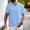 B Light Blue, variant on Timoontee Men's Button Down Shirts Lightweight Spring Casual Shirts Summer Beach Vacation Shirt Short Sleeve Mock Neck Dress Shirt Wine XXL
