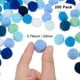 thumbnail image 3 of Uxcell 200-Pack Pom Poms para Manualidades, 0.79" (20mm) Poliéster Serie Azul Suave y Esponjoso Bolas de Pompones Multicolores, 3 of 7