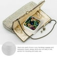 thumbnail image 3 of Creowell Leopards Tropical Plants Jewelry Box for Necklaces Rings Earrings White, 3 of 5
