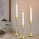 thumbnail image 5 of Juego de candelabros de hierro forjado de 3 • Candelabros de aleación de aluminio y metal • Plata, negro, rosa dorado, amarillo • 8,66x8,27x2,76 pulgadas • Decoración navideña para bodas de la cena, 5 of 6