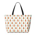 thumbnail image 2 of Disketp Cute Carrot Print Bolsa de Playa de Gran Capacidad, Bolso Impermeable y a Prueba de Arena para Mujer, Ideal para Playa, Piscina y Natación, 2 of 7