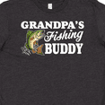 thumbnail image 4 of Inktastic Grandpa's Fishing Buddy with White Text Youth T-Shirt, 4 of 5