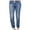 Light blue, variant on Women's Relaxed-fit Jogger Sweatpants Denim Jeans Mid Waisted Slim Pants Trousers Lace Up Women's Casual Jeans Leisure Versatile Dailywear