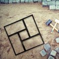 thumbnail image 4 of DIY Pavement Mold Plastic Path Maker Concrete Die Manually Paving Path Mold, 4 of 8