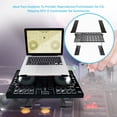 thumbnail image 3 of Soporte Ajustable para Laptop Pyle, Elevador de 16 cm a 27.6 cm para Monitor o Escritorio de Computadora con Estante de Almacenamiento y Alineación de Altura para DJ, PC, Gaming, Casa u Oficina, 3 of 7