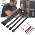 thumbnail image 1 of Power Extension Cable Professional Nylon Braided 30cm for ATX 24Pin 8Pin 6+2Pin 8Pin 4+4Pin 6Pin Power Cord for Computer CPU, 1 of 7