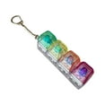 thumbnail image 7 of Keyboard Fidget Toy,2 pcs Keyboard Fidget Toy Light Up,Loud Fidget Keyboard Clicker,Keychain 4-in-1 with Keycaps,for Adult to Relief Stress(Colorful*2), 7 of 7