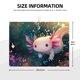 thumbnail image 2 of Fotbe Whimsical Axolotl Fantasy Alfombrilla de Secado para Cocina con Estampado, 18x24 Pulgadas, 2 of 7