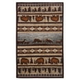 thumbnail image 1 of Furnish My Place Indoor Bear Print Rug with Jute Backing - 3 ft. 6 in. x 5 ft. 6 in., Multicolor, Contemporary, Area Rug for Living Room, Bedroom, Hallway, 1 of 9