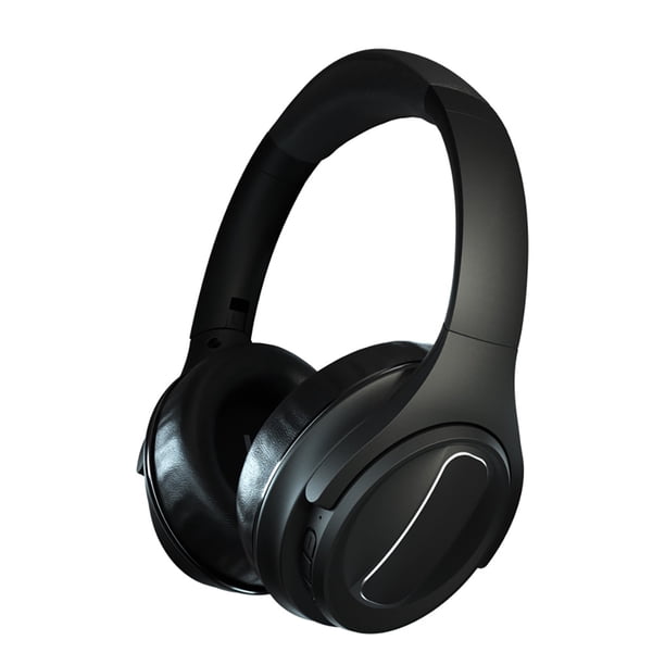 sweethay Gaming 5.1 Auriculares Reducción de ruido en el hogar Auriculares inalámbricos HiFi de baja latencia con operación de Cables de audio/vídeo Negro
