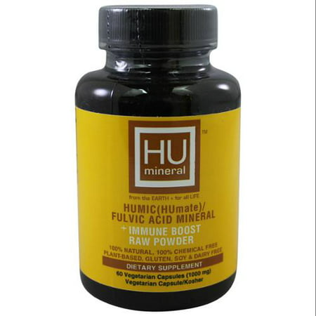 Humineral Humic and Fulvic Mineral Immune Boost Raw Powder Mineral Supplement, 60