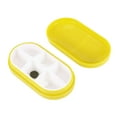 thumbnail image 2 of Unique Bargains 1 Pc 6 Grids Capsule Type Pill Case Portable for Travel Yellow, 2 of 6