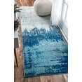 thumbnail image 5 of nuLOOM Tapis de Surface Abstrait Alayna, 8' x 10', Bleu, 5 of 5