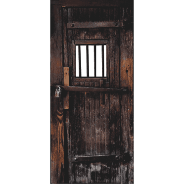 SS11131 Old West Western Jail Cell Prison Stand In Cardboard Cutout Standee Standup