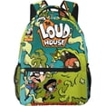 thumbnail image 6 of The Loud Anime House Backpack Laptop Daypack Leisure Travel Backpack 15.7 inch Adjustable Shoulder Strap Hiking Knapsack, 6 of 7