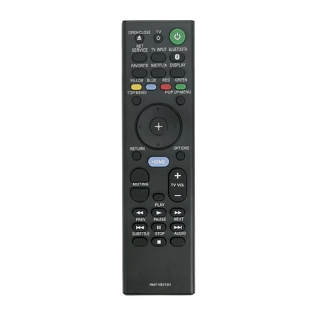 RMT-VB310U Replacement Remote Control Compatible with Sony Streaming 4K 3D Wi-Fi Blu-Ray Player UBP-UX80 UBP-X800M2