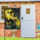 thumbnail image 2 of Ojos de Wakanda-bandera de jardín temática. Regalo perfecto para fans, amigos y familiares, ideal para actividades al aire libre y decoración de fiestas.28CM*45CM, 2 of 5