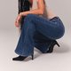 thumbnail image 4 of Gibobby Jeans dama Pantalones vaqueros elásticos de talle y pierna ancha con corte de bota para mujer(Azul,M), 4 of 5