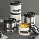 thumbnail image 4 of Contenedor de almacenamiento de granos de café de acero inoxidable Caja de tarro sellada al vacío a presión, 4 of 9
