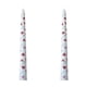 thumbnail image 2 of Velas Cónicas Largas Estampadas (Paquete de 2) | 25 Cm de Cera Mixta, Decoración Romántica para Cenas a La Luz de Las Velas de Boda | Velas de Varilla Coloridas, Elegantes y Sin Aroma para Fiestas En, 2 of 6