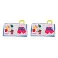 thumbnail image 2 of Youkk 3D Baby Zipper Cloth Book Cognize Life Education Skills Toy Learning Early Style A 2Set, 2 of 6