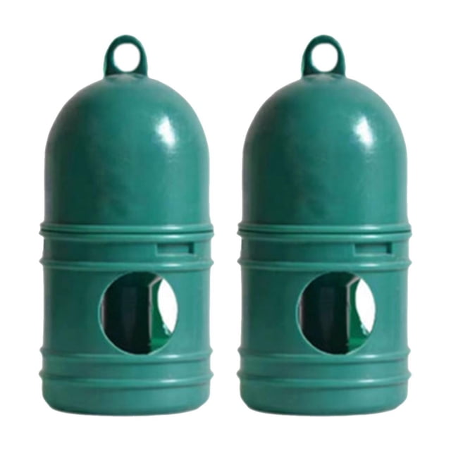 2x bebedor de agua de pájaros dispensador de agua de paloma, 1L, con mango, bebedor de paloma desmontable, recipiente de agua para mascotas