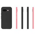 thumbnail image 4 of For Google Pixel 9a Case Soft Matte Back TPU Black Phone Cover, Large Cutout, 4 of 4