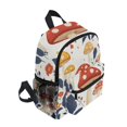 thumbnail image 2 of FORMRS Kids School Backpack with Front Zippered Pocket 12" Student Travel Daypack, White Mushroom, 2 of 6