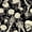 Black Cream, variant on Homewish Vintage Halloween Skull Bed Sheets,Rustic Floral Print Full Size Sheets,Brown Cream,4 Pieces,1 Flat Sheet,1 Fitted Sheet and 2 Pillowcases