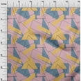 thumbnail image 2 of oneOone Cotton Flex Fabric Rectangle & Triangle Geometric Print Fabric By The Yard 40 Inch Wide, 2 of 4