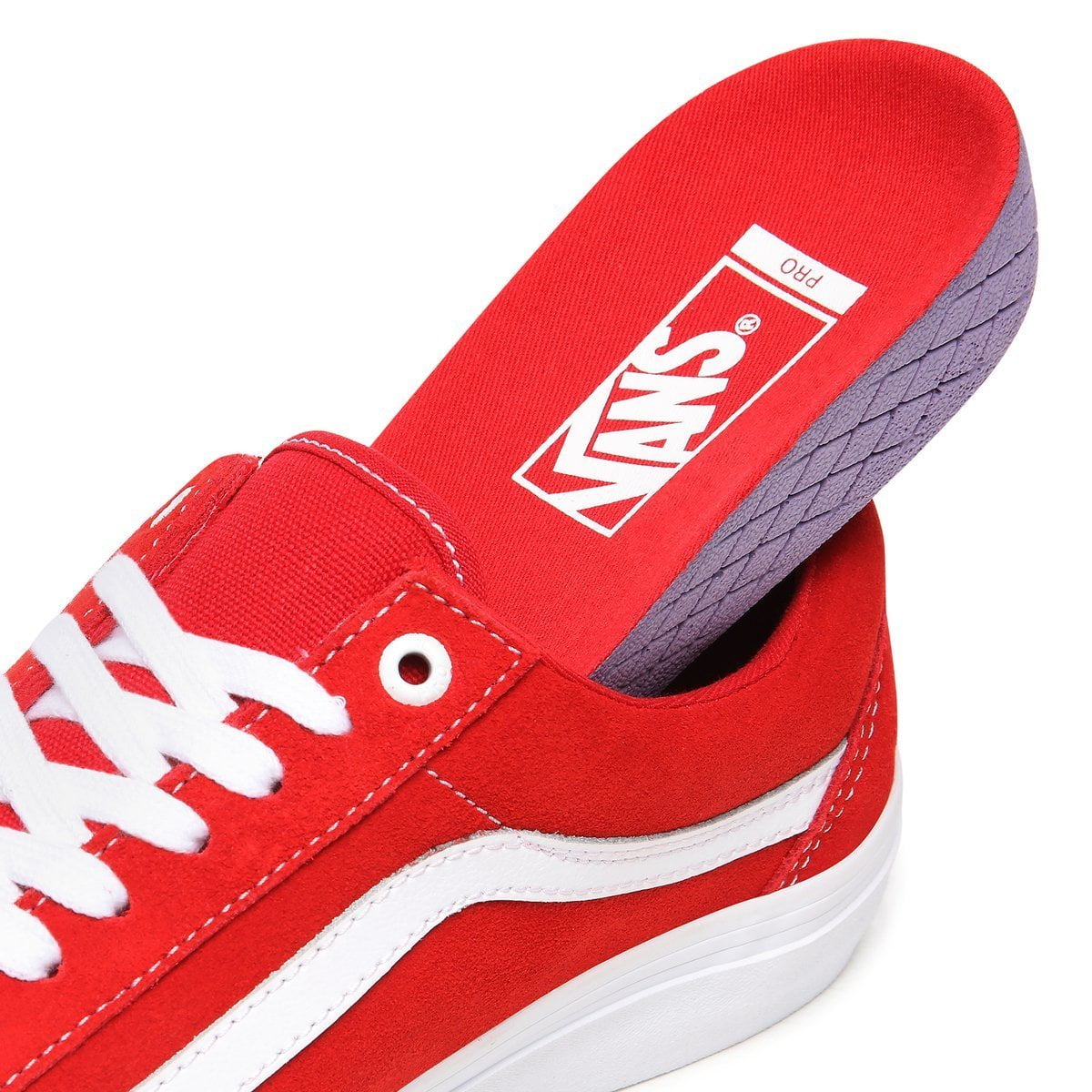 Vans pro red new arrivals