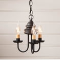 thumbnail image 2 of Irvins Country Tinware Bellview Chandelier in Black, 2 of 3